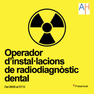 Operador d'instal·lacions de radiodiagnòstic dental